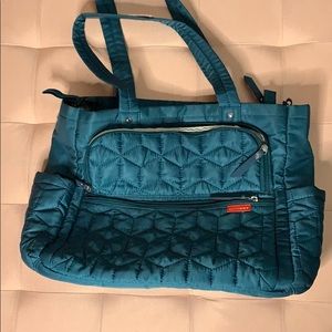 Skip Hop diaper bag. Teal. Gently used.